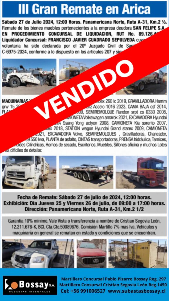 III Gran Remate en Arica